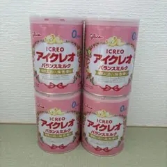 グリコ アイクレオ バランスミルク 800g×4缶セット