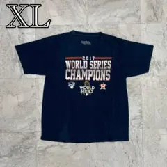 MLB　Tシャツ　アストロズ　ネイビー　メンズ　XL　ワールドシリーズ