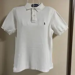 Ralph Lauren レディース　白半袖ポロシャツ サイズM