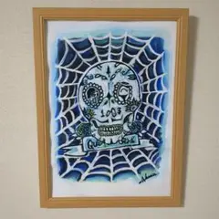 手描きアクリル画　八つ切サイズ一点もの