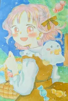 手描き　オリジナル　イラスト　　324