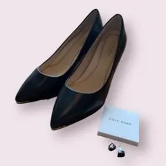 COLE HAAN 黒/ブラック　ポインテッド　トゥ　パンプス　W15828