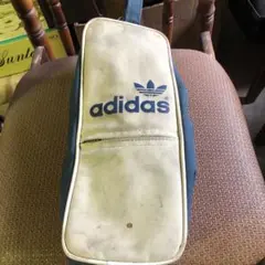 adidas アディダス シューズケース 靴入れ 昭和レトロ バッグ 当時物
