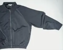 ジップアップ ブルゾン チャコールグレー アウター 秋服