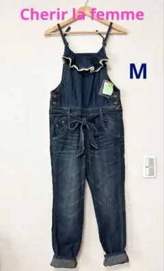 ❤️新品未使用❤️Cherir la femmeシェリーラファム デニムサロペットM
