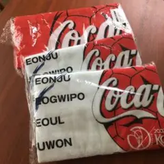 Coca-Cola サッカータオルセット　3枚