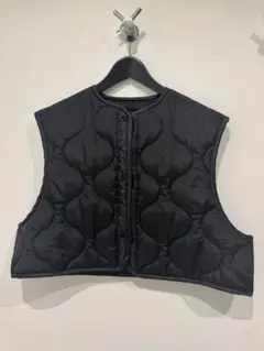 2023FW HYKE QUILTED CROPPED VEST キルティング QUILTED CROPPED VEST | HYKE (Women)/ハイク