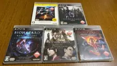 【中古】 PS3 バイオハザードシリーズ 5本セット