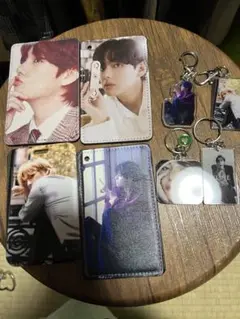 BTS V テテ　テヒョン　思い出セット　パスケース　アクリルキーホルダー