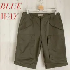 美品 BLUE WAY ブルーウェイ ショートパンツ 古着 ハーフパンツ