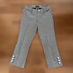 Forty nine コシノミチコ　 チェック柄 パンツ