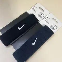Nike ヘッドバンド 2個セット（ブラック、ネイビー）