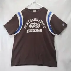 【Champion】 フットボール Tシャツ ランタグ 復刻 L