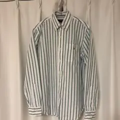 POLO RALPH LAUREN 長袖シャツ 白と青ストライプ