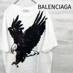 BALENCIAGA バレンシアガ Tシャツ ホワイト 綿100% イーグル