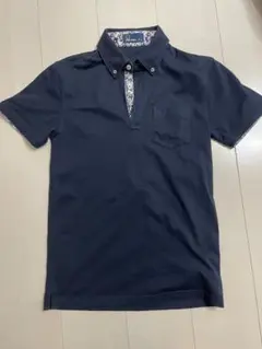 FRED PERRY ネイビー ポロシャツ　花柄