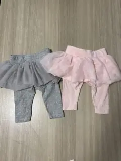 GAPベビー チュチュ付きレギンス 0-3ヶ月 2色セット