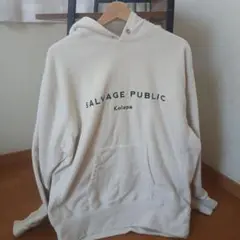 SALVAGE PUBLIC パーカー L クリーム