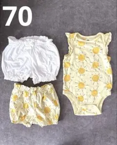 baby GAP ロンパース70 女の子　夏　可愛い　ブルマ　パンツ　セット
