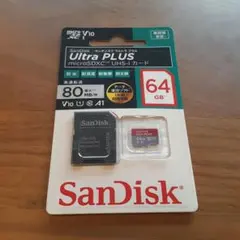 【新品未使用】SanDisk Ultra PLUS microSDXC 64GB