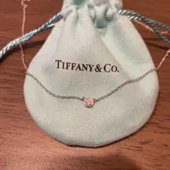♡ tiffany u0026 co ♡ バイザヤード ネックレス 0.12 pt950