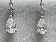 ダイヤモンド プラチナ ピアス 鑑定書
