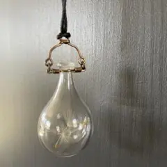 最終値下げ:涙ガラス制作所　豆ネックレス　ガラス　ハンドメイド　作家 最終値下げ:涙ガラス制作所 豆ネックレス ガラス ハンドメイド