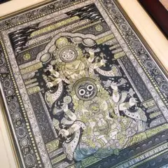 高級インド　2点セット　ミニアチュール　細密画 高級インド2点セットミニアチュール細密画