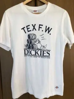 [最終価格] Dickies グラフィックTシャツ Lサイズ　定番　ホワイト