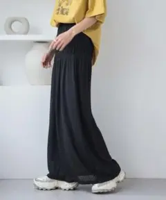 ☆JEANASIS シアーサッカーシャーリングスカート☆早い者勝ち！