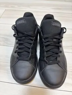 adidas ブラック スニーカー　25.5cm