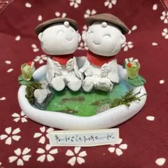 #3 粘土アート レジン お地蔵さん 暑い 水遊び 金魚 癒し