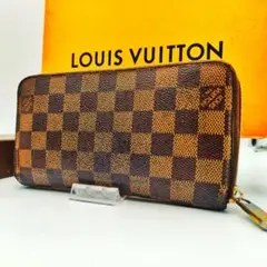 美品 ルイヴィトン LOUIS VUITTON ダミエ ジッピーウォレット