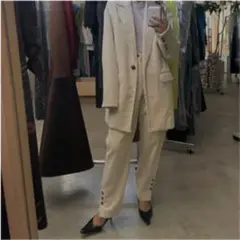 《新品未使用》COLOR CORDUROY TAPERED PANTS