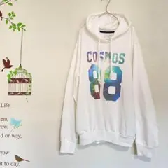 The Utility Campany/フード付きプリントトレーナー プルオーバ