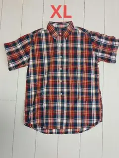 THE BAGGY BUTTONDOWN 半袖シャツ チェック柄