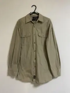 Dickies ベージュ 長袖シャツ ポケット付き