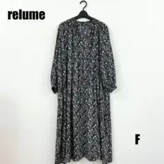 〇0102M〇 relum ロングワンピース 女性