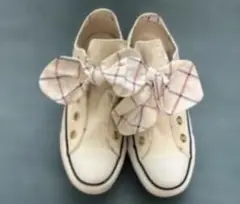 CONVERSE オールスター リボン付きスニーカー