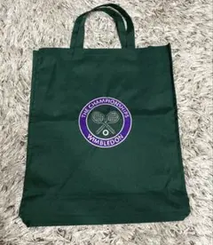 ウィンブルドン 公式トートバッグ グリーン