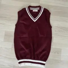 ベスト　ワインレッド　Mサイズ