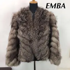 EMBA エンバ 毛皮 ファー フォックス ハーフコート