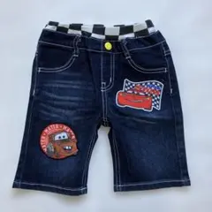 ベビードール　カーズ ライトニング・マックイーン　デニム　半ズボン 110cm