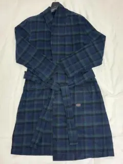 PENDLETON×GELATO PIQUE 青緑チェック ガウン ローブ