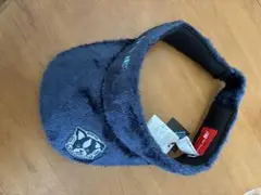 新品 New Balance ネイビー ファー バイザー