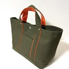 ハンドメイド　トートバッグ【帆布9.5号】travel用に折り畳み可能‼️