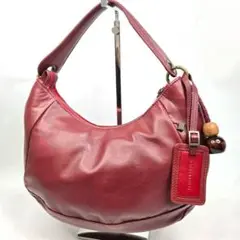 美品 MOTHER HOUSE ミノリ ホーボー型 ハーフムーン ショルダー