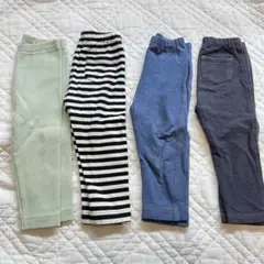 保育園着　UNIQLO レギンス　10分丈レギンス　セット　80