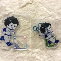 2点★忘却バッテリー　ダイソー　巻田広伸　アクリルスタンド アクリルキーホルダー