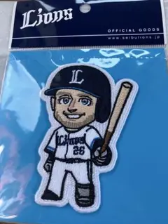 西武ライオンズ　　デフォルメプレイヤーズワッペン　ネビン